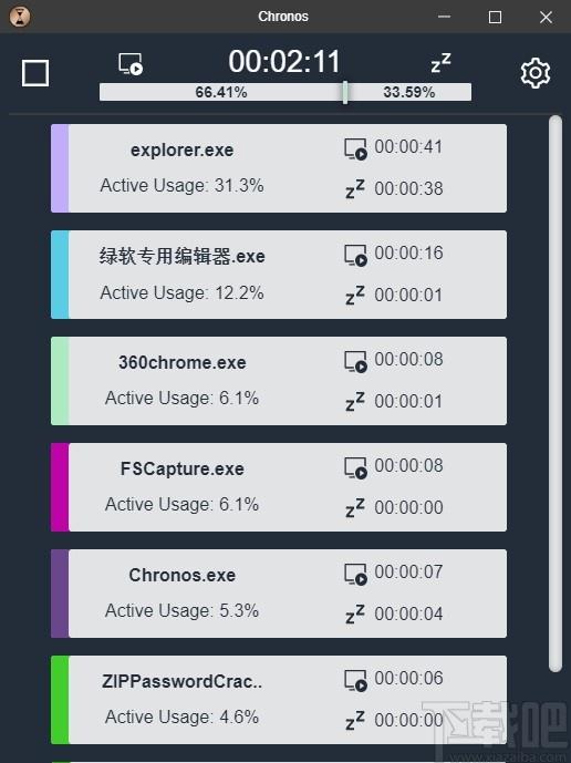 Chronos下载,桌面进程追踪器