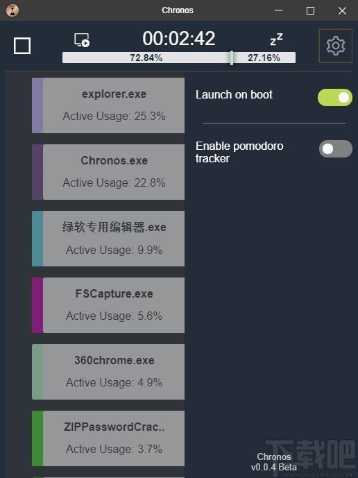 Chronos下载,桌面进程追踪器