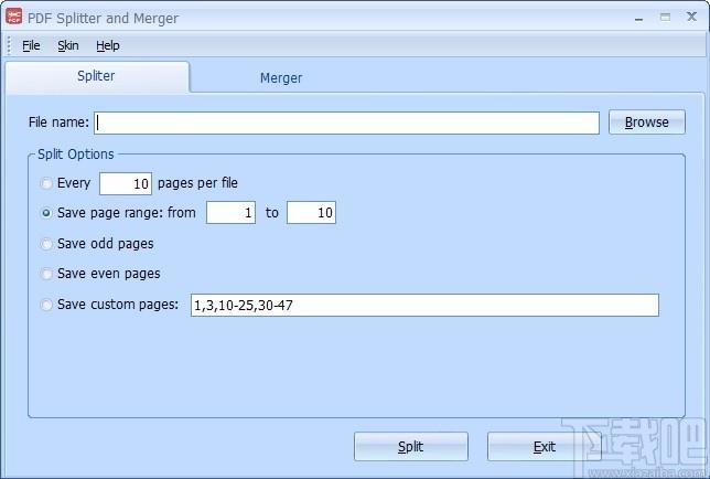PDF Splitter and Merger,PDF分割,PDF合并