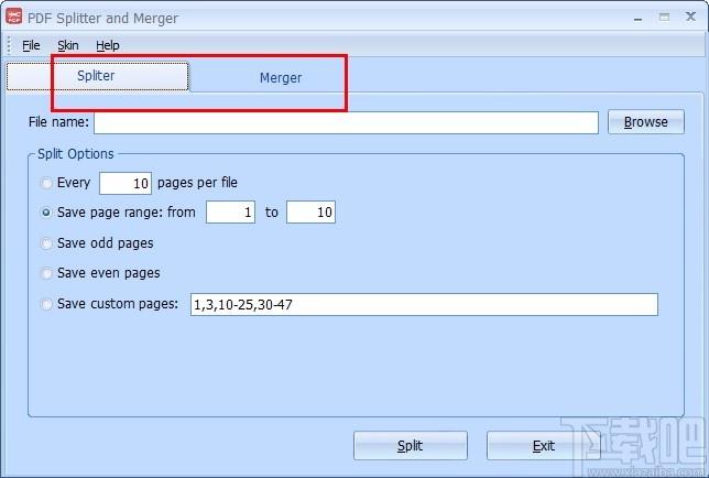 PDF Splitter and Merger,PDF分割,PDF合并