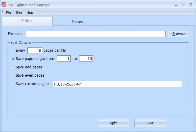 PDF Splitter and Merger,PDF分割,PDF合并