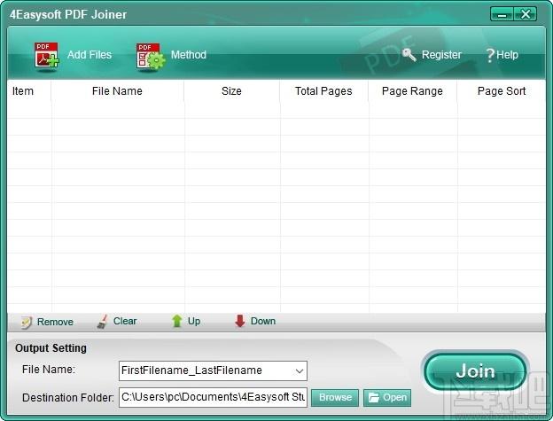 4Easysoft PDF Joiner下载,PDF合并软件,PDF软件,PDF合并