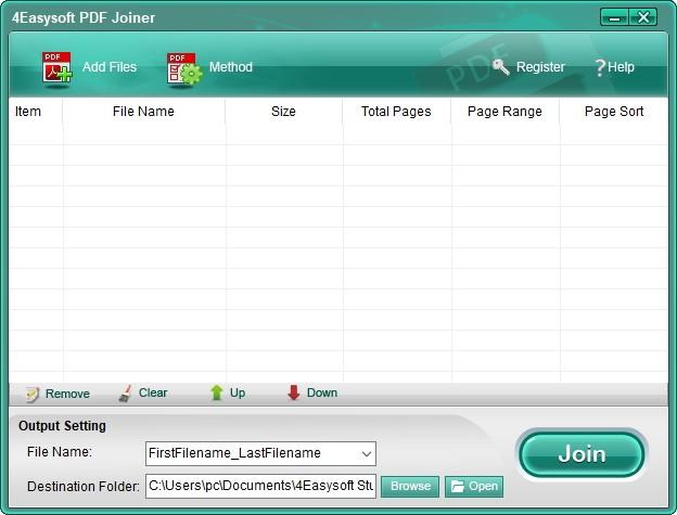 4Easysoft PDF Joiner下载,PDF合并软件,PDF软件,PDF合并