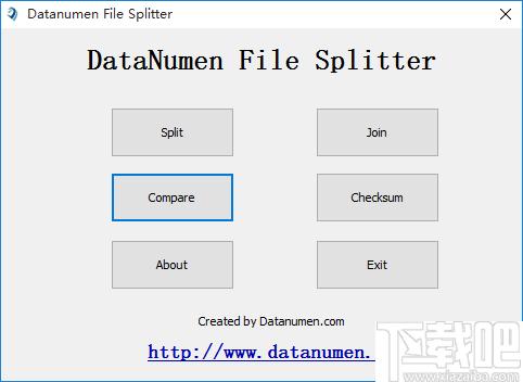 DataNumen File Splitter下载,文件分割,文件合并,文件比较,文件校验
