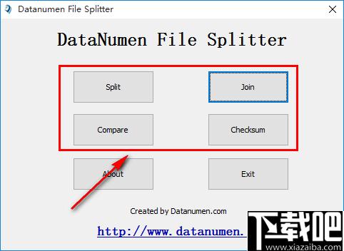 DataNumen File Splitter下载,文件分割,文件合并,文件比较,文件校验