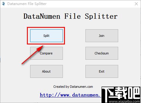 DataNumen File Splitter下载,文件分割,文件合并,文件比较,文件校验
